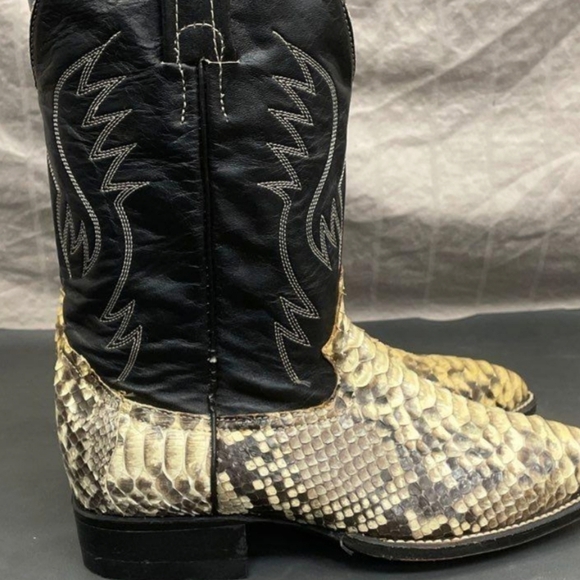 Botas el bronco Cowboy Boots cobra snakeskin - Picture 1 of 6
